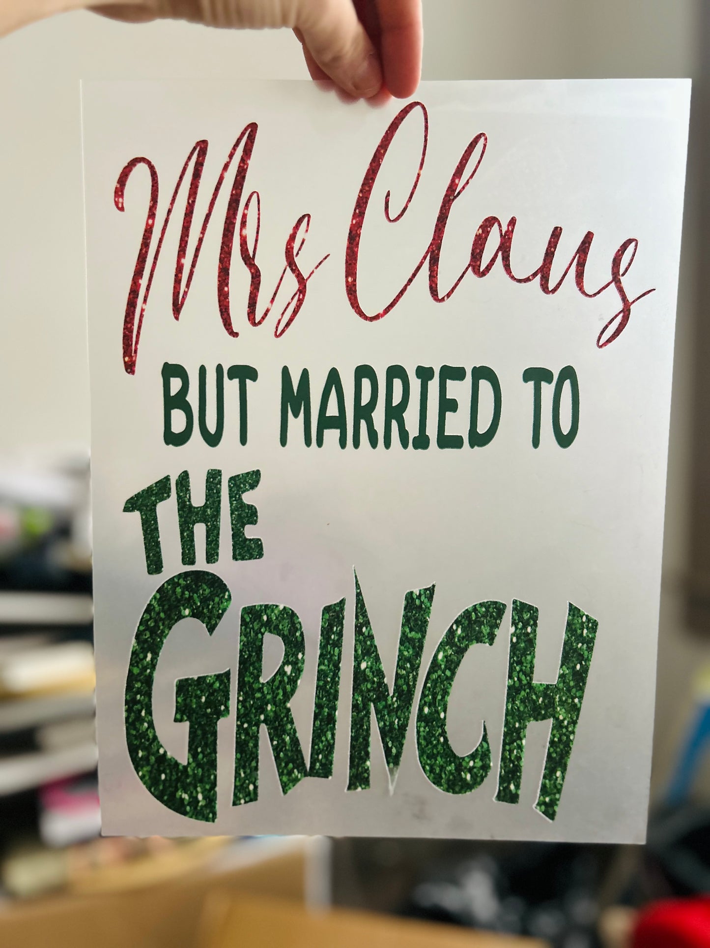 Mrs Claus married to the gman