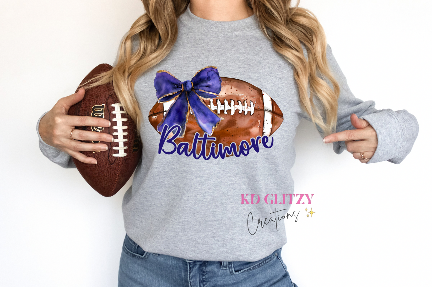 Baltimore football bow