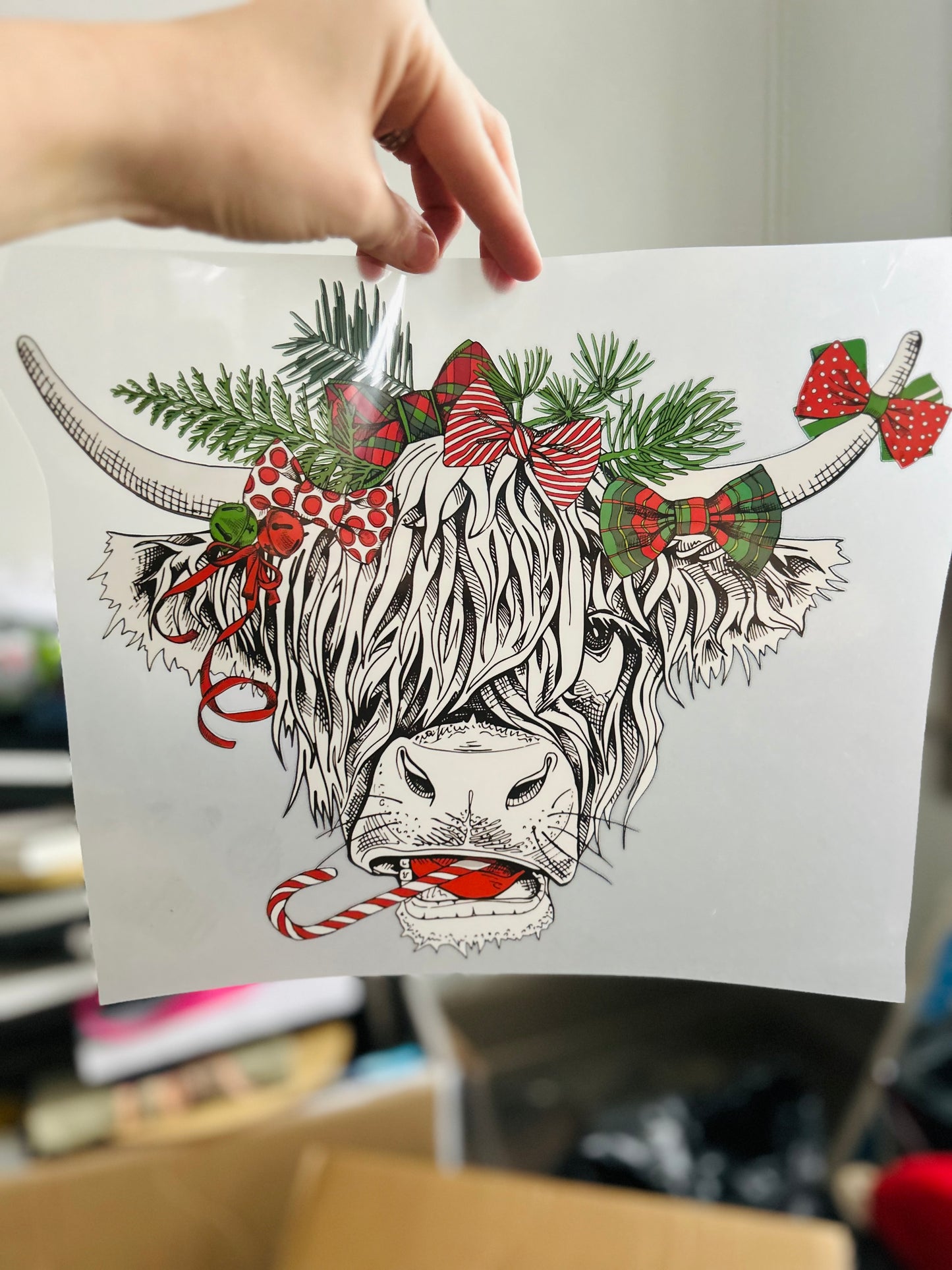 Festive cow