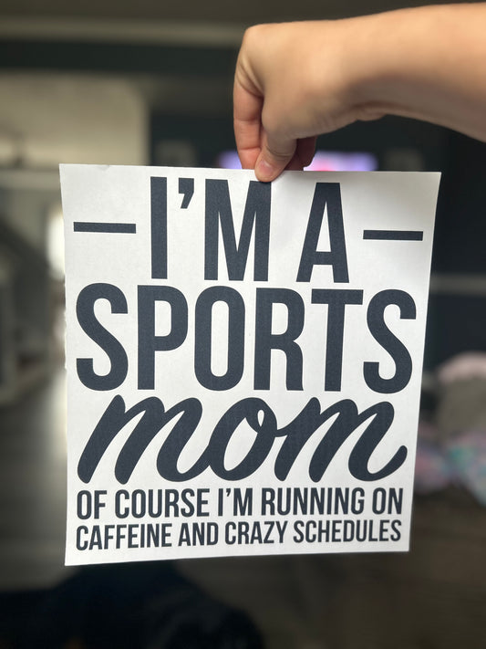 I’m a sports mom