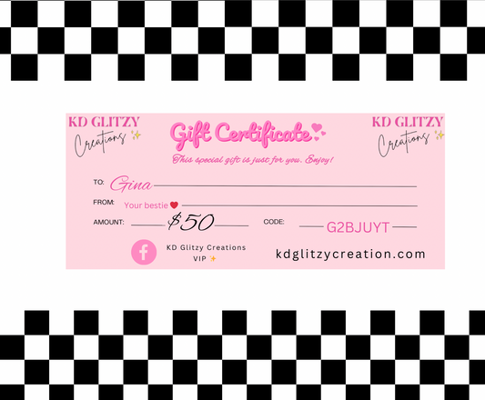 Gift Certificate 🎁