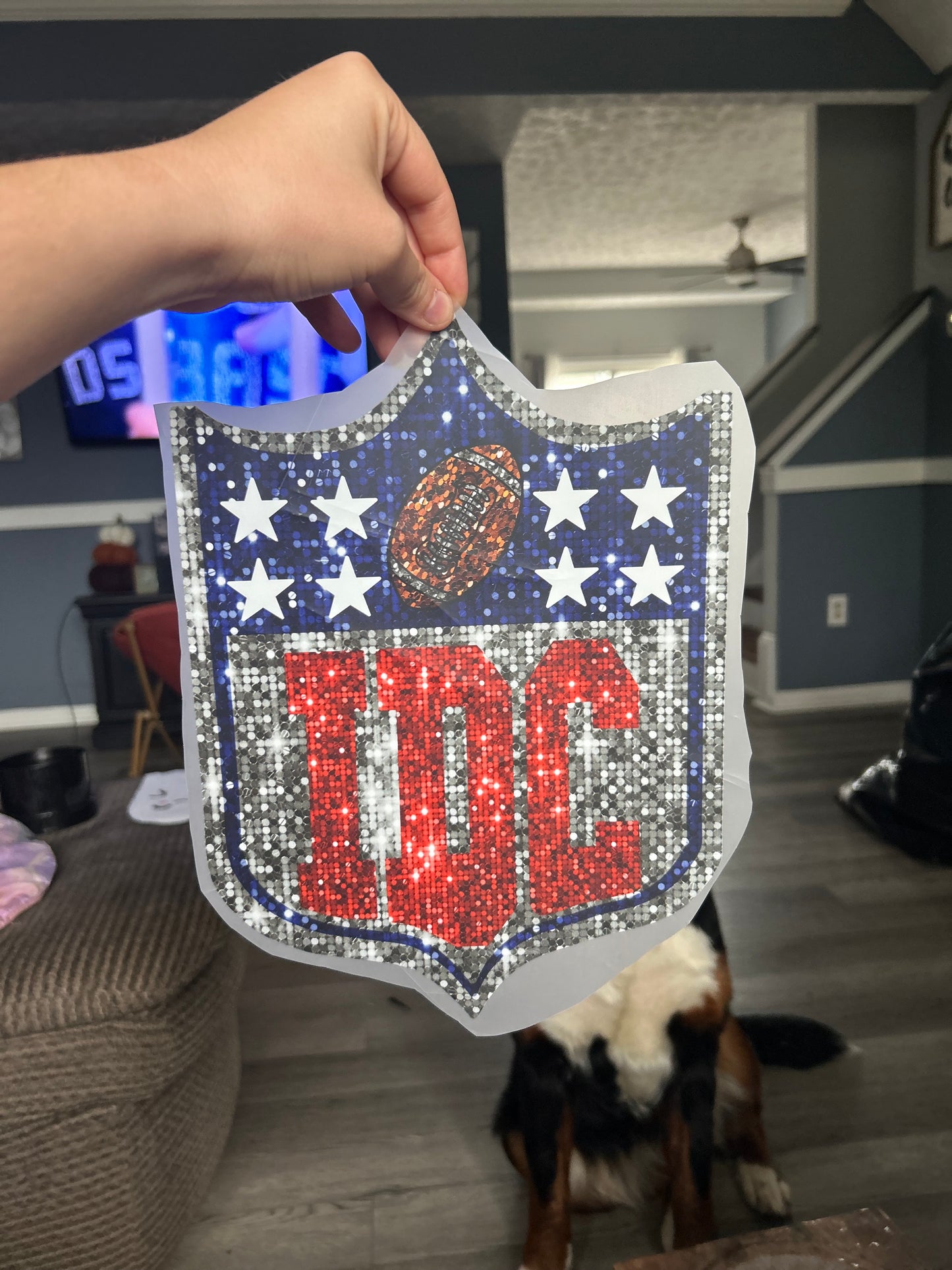 IDC football sparkly