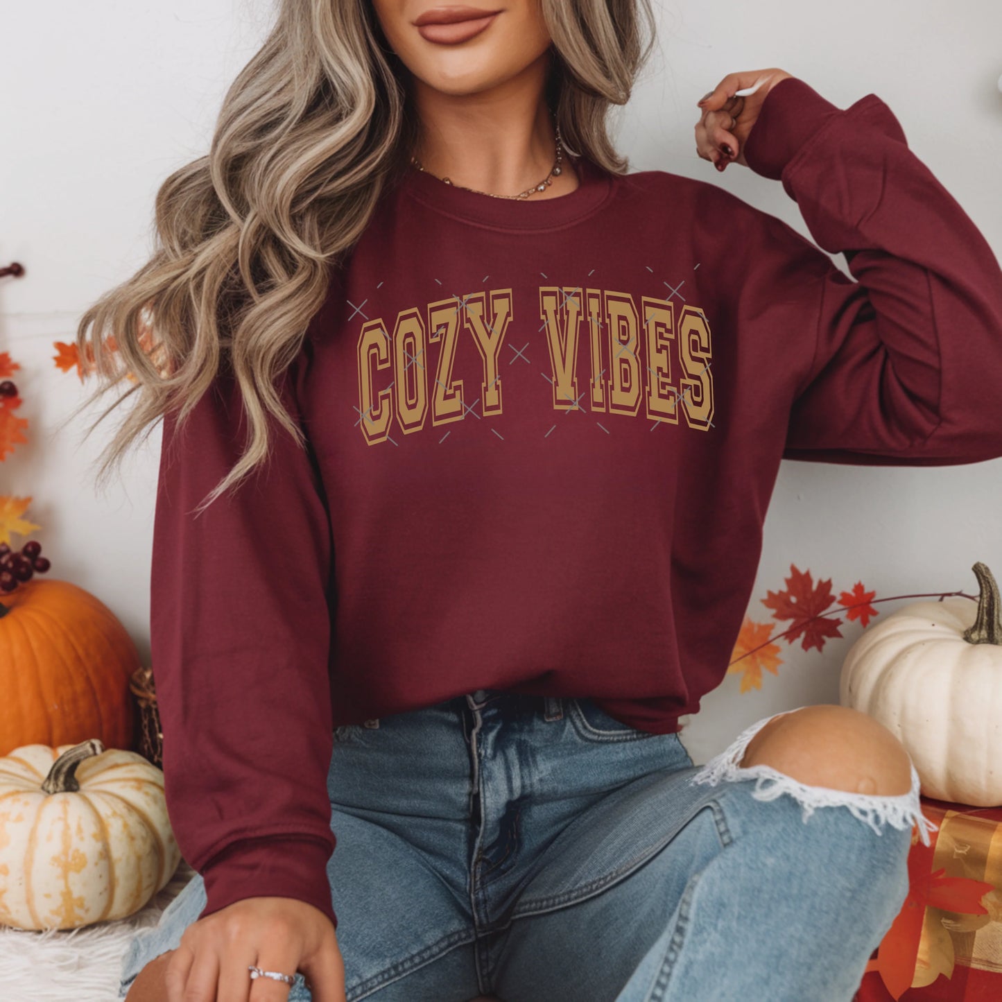 Cozy vibes sweatshirt